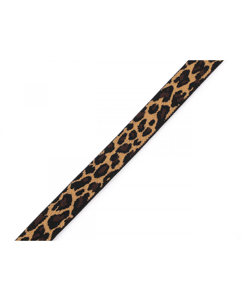 Banda elastica cu model leopard latime 10 mm - 1 m | Mimib