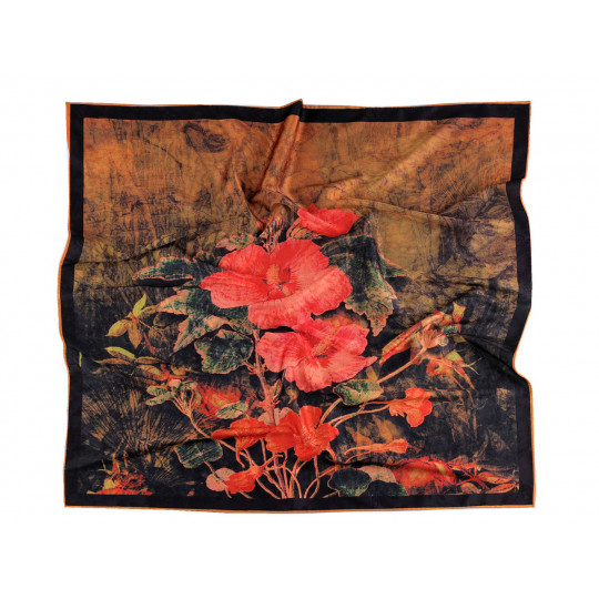 Eșarfă din satin 70x70 cm - 1 buc. | Mimib