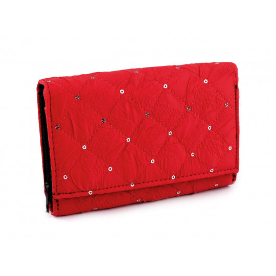 Portofel de dama textil cu paiete 10x15 cm - 1 buc. | Mimib