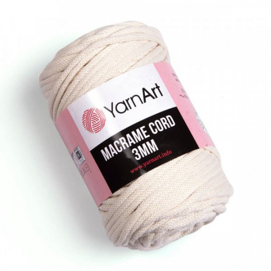 YarnArt Macrame Cord 3mm 85m, 250 gr. | Mimib