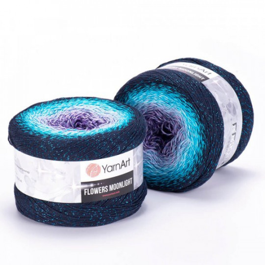 YarnArt Flowers Moonlight 1000m, 260 gr. | Mimib