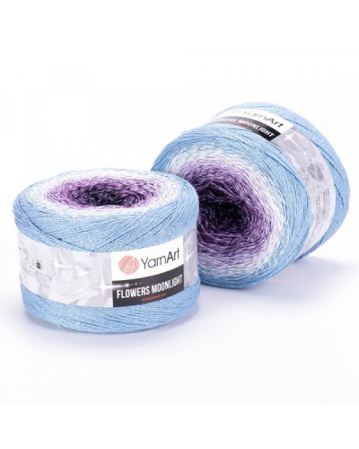 YarnArt Flowers Moonlight 1000m, 260 gr. | Mimib