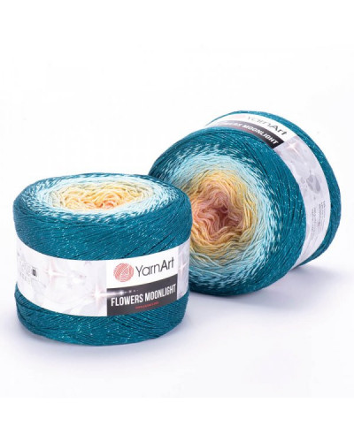 YarnArt Flowers Moonlight 1000m, 260 gr. | Mimib