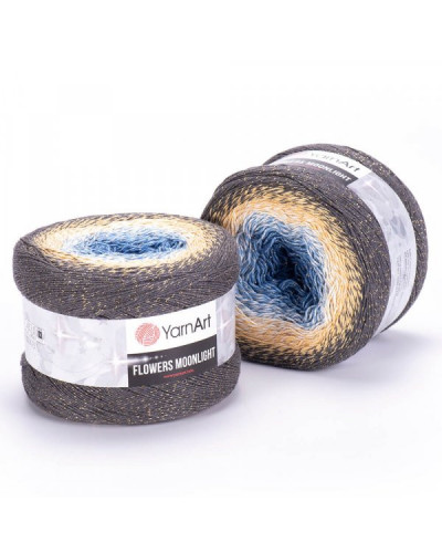 YarnArt Flowers Moonlight 1000m, 260 gr. | Mimib