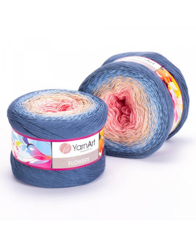 YarnArt Flowers 1000m, 250 gr. | Mimib