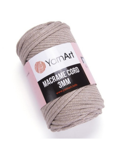 YarnArt Macrame Cord 3mm 85m, 250 gr. | Mimib