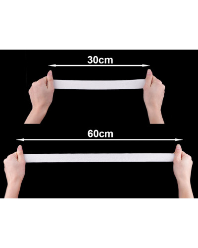 Elastic lat țesut, lățime 30 mm - 25 m | Mimib