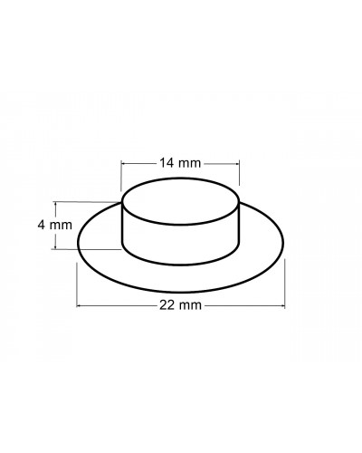 Ocheți metalici pentru confecții, Ø14 mm - 10 pereche | Mimib