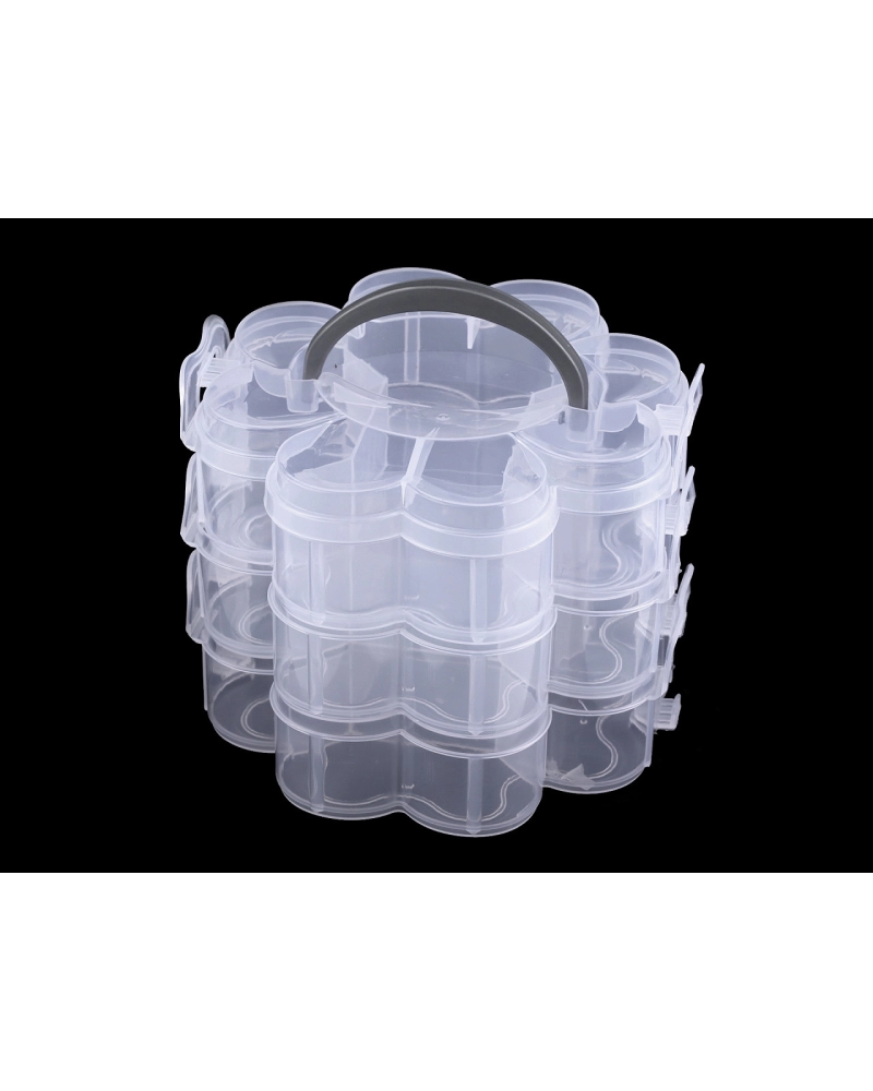 Cutie din plastic / organizator pliabil 3 etaje - 1 buc. | Mimib