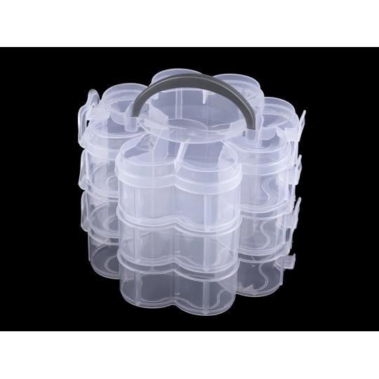 Cutie din plastic / organizator pliabil 3 etaje - 1 buc. | Mimib