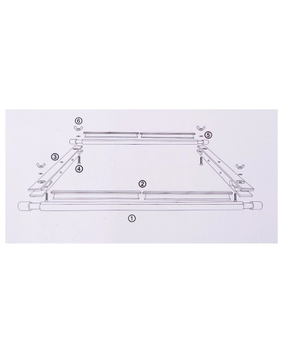 Rama de broderie reglabila 30,5x54,5 cm - 1 buc. | Mimib