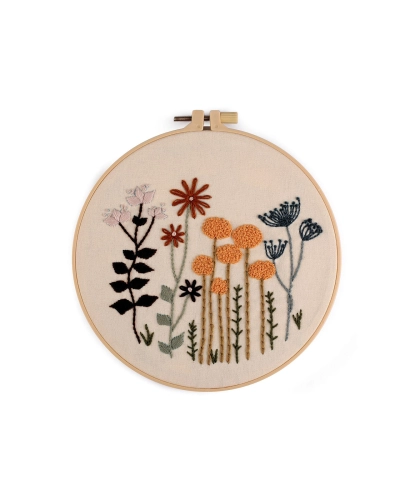 Set de broderie cu motiv preimprimat, plante, ierburi - 1 set | Mimib