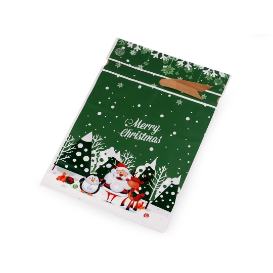 Săculeț produse alimentare cu panglică din satin 23x33 cm - 5 buc. | Mimib