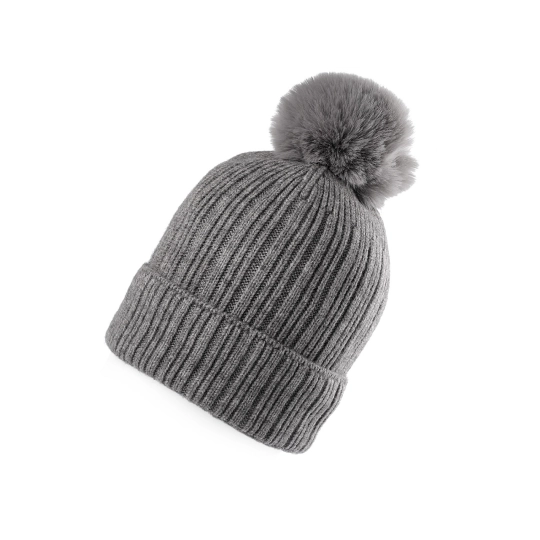 Căciulă de iarnă cu pompon pentru femei/fete Emi Ross - 1 buc. | Mimib