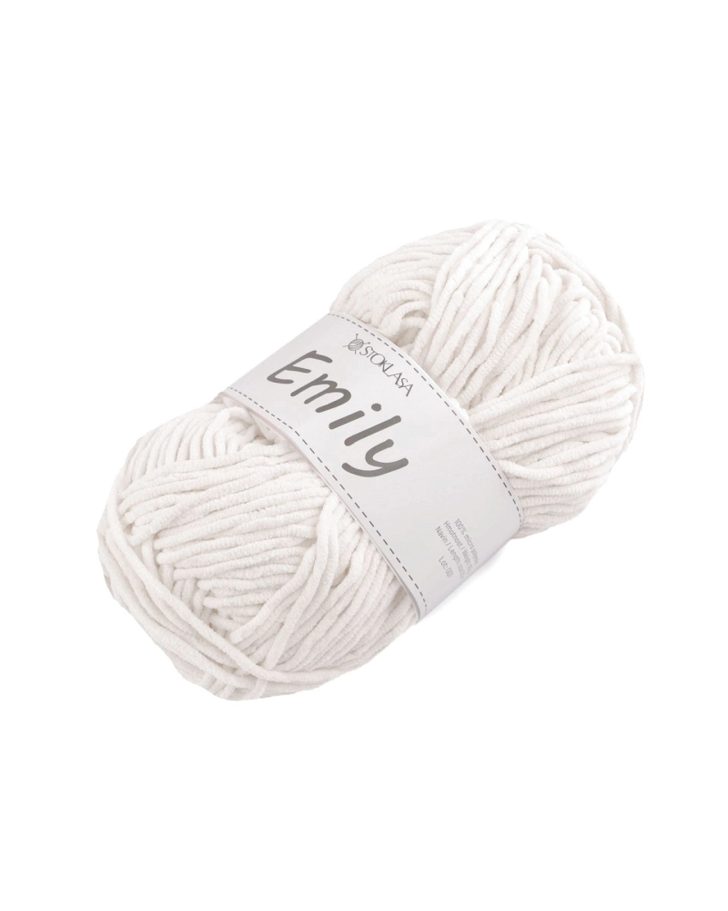 Fire de tricotat chenille Emily 100 g - 1 buc. | Mimib