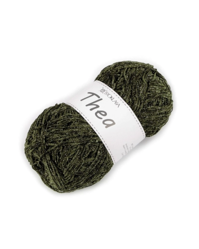 Fire de tricotat chenille cu lurex Thea 100 g - 1 buc. | Mimib