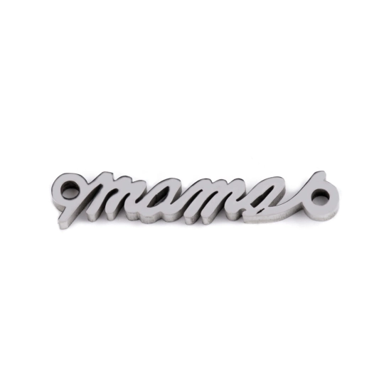 Prívesok z nerezovej ocele mama na výrobu náramkov a náhrdelníkov - 1 ks | Mimib