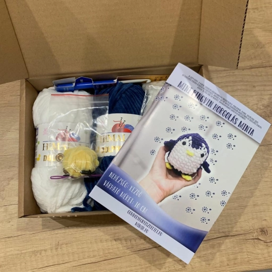 Mimib BOX, set de croșetat PINGUIN | Mimib