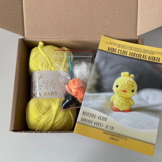 Mimib BOX, set de croșetat MINI PUI | Mimib