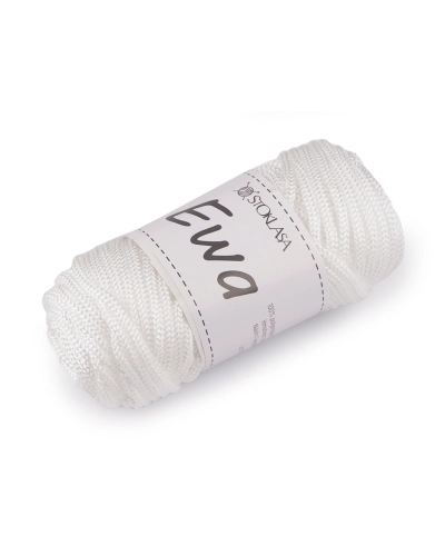 Fire de tricotat și croșetat Ewa macrame Ø4 mm 90 g - 1 buc. | Mimib