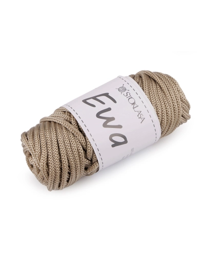 Fire de tricotat și croșetat Ewa macrame Ø4 mm 90 g - 1 buc. | Mimib