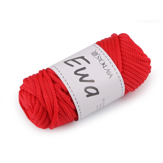 Fire de tricotat și croșetat Ewa macrame Ø4 mm 90 g - 1 buc. | Mimib
