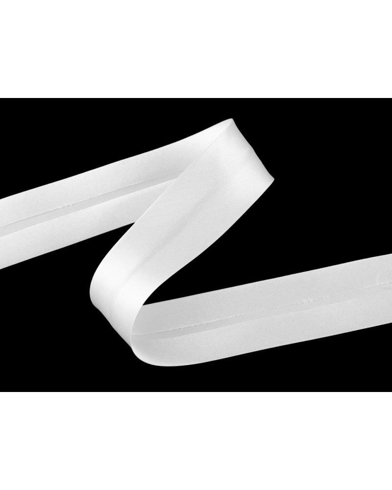 Šikmý prúžok saténový šírka 30 mm zažehlený - 25 m | Mimib