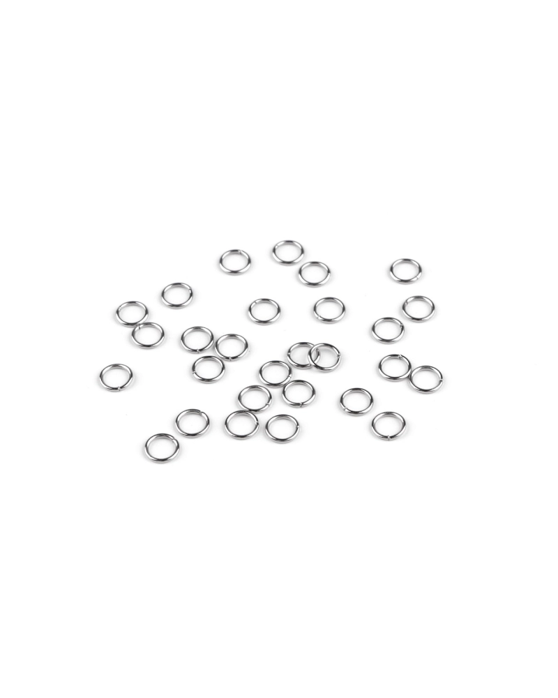 Krúžok spojovací uzavretý Ø6, 7, 9, 10 mm z nerezovej ocele - 10 g | Mimib Krúžok spojovací uzavretý Ø6, 7, 9, 10 mm z nerezovej ocele - 10 g | Mimib