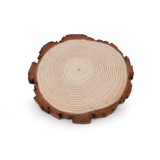Prírodné drevené koliesko / podložka na domaľovanie a dotvorenie Ø14 cm - 1 ks | Mimib