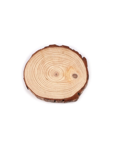 Prírodné drevené koliesko / podložka na domaľovanie a dotvorenie Ø16 cm - 1 ks | Mimib