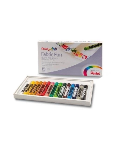 Creioane cerate pentru textile – set 15 bucăți | Mimib