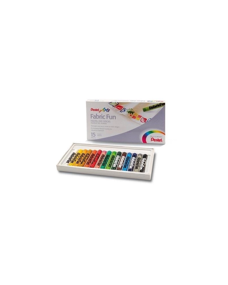 Creioane cerate pentru textile – set 15 bucăți | Mimib Creioane cerate pentru textile – set 15 bucăți | Mimib