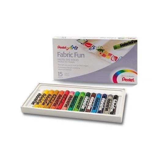 Creioane cerate pentru textile – set 15 bucăți | Mimib