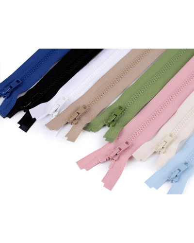 Kostený zips YKK No 3 dĺžka 50 cm - 1 ks | Mimib