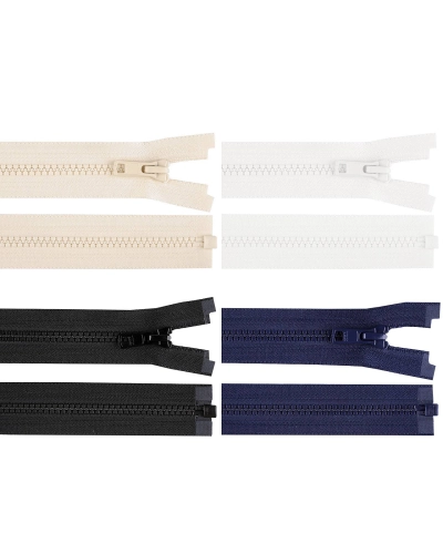 Kostený zips YKK No 5 dĺžka 85 cm bundový - 1 ks | Mimib