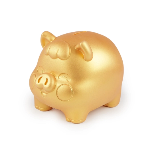 Zlaté prasiatko pre šťastie / pokladnička, veľké - 1 ks | Mimib