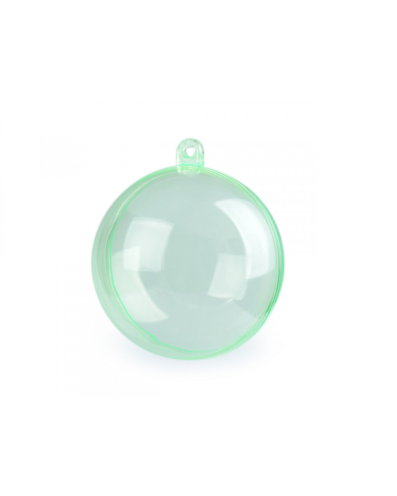 Glob plastic transparent format din două parți, Ø6 cm | Mimib Glob plastic transparent format din două parți, Ø6 cm | Mimib