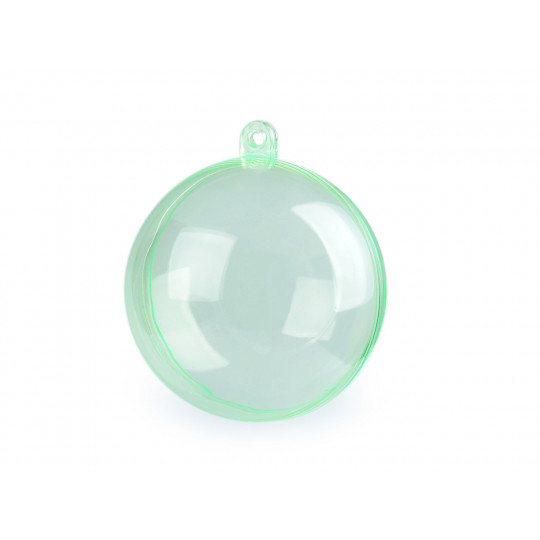 Glob plastic transparent format din două parți, Ø6 cm | Mimib