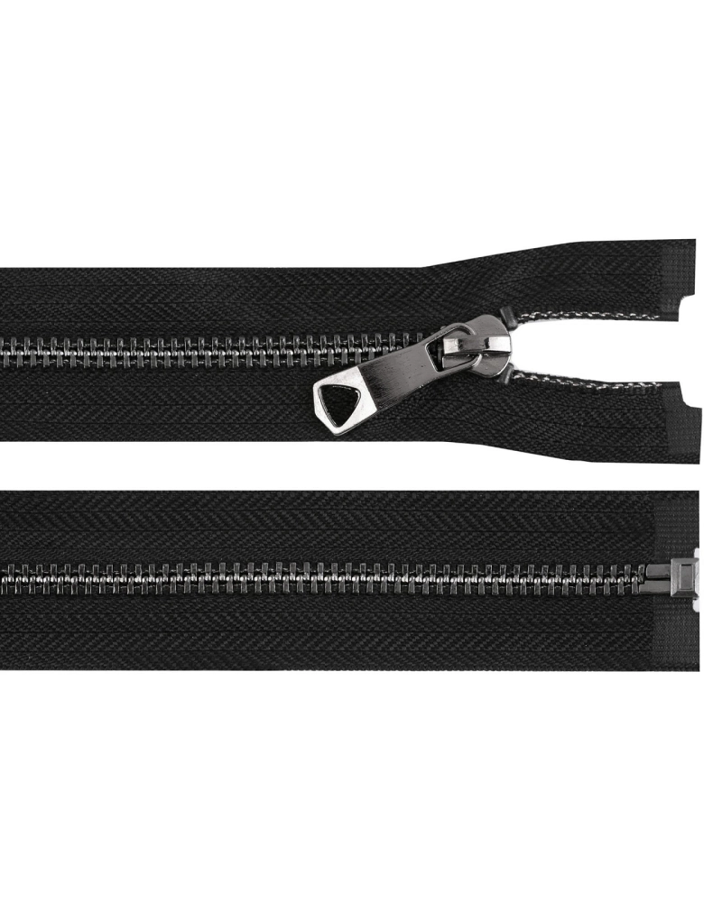 Kovový zips No 5 dĺžka 80 cm s ozdobným jazdcom - 1 ks | Mimib Kovový zips No 5 dĺžka 80 cm s ozdobným jazdcom - 1 ks | Mimib