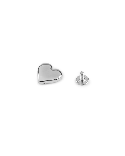 Sedlársky nit skrutkovací srdce 15x14 mm - 7 pár | Mimib