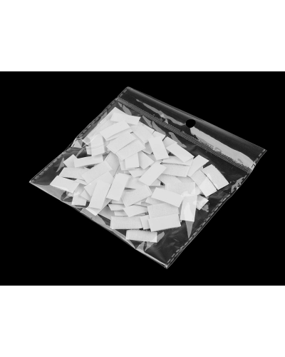 Suchý zips samolepiaci obdĺžniky sypané 10x20 mm - 1 sáčok | Mimib