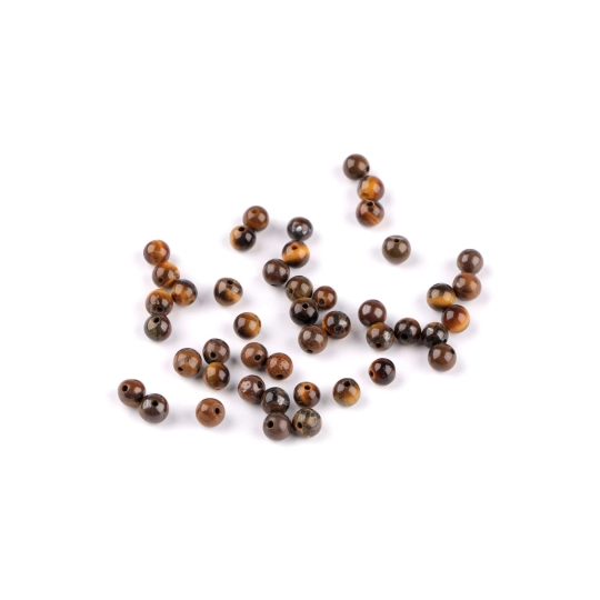 Minerálne korálky Tigrie oko Ø4 mm - 90 g | Mimib
