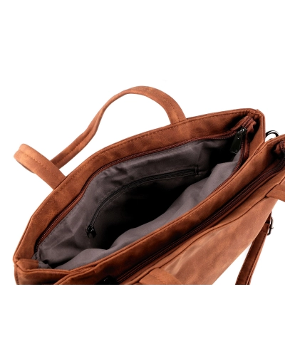 Kabelka z imitácie brúsenej kože 38x27 cm - 1 ks | Mimib