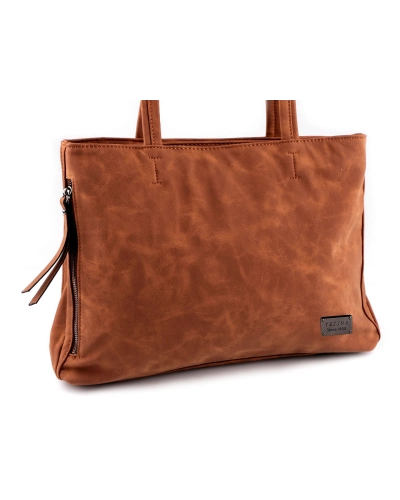Kabelka z imitácie brúsenej kože 38x27 cm - 1 ks | Mimib
