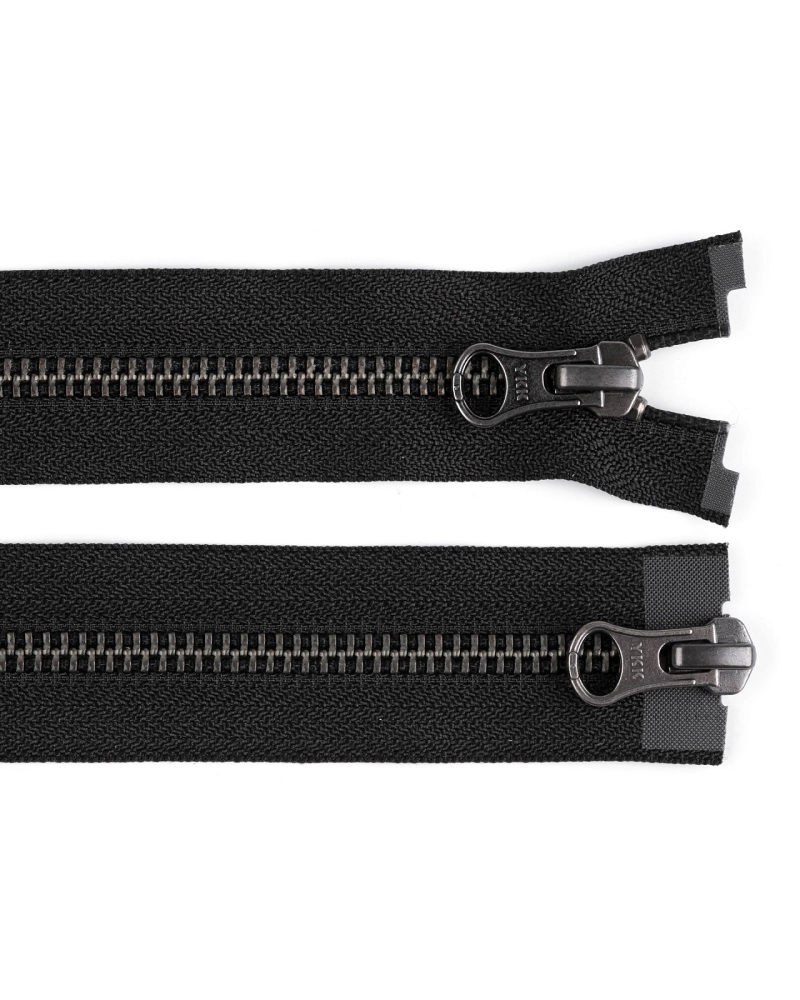 Zips kovový YKK No 5 deliteľný 2 jazdce / dvojcestný 50 cm na kožené bundy - 1 ks | Mimib Zips kovový YKK No 5 deliteľný 2 jazdce / dvojcestný 50 cm na kožené bundy - 1 ks | Mimib