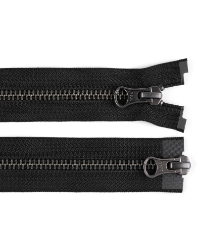 Zips kovový YKK No 5 deliteľný 2 jazdce / dvojcestný 70 cm na kožené bundy - 1 ks | Mimib