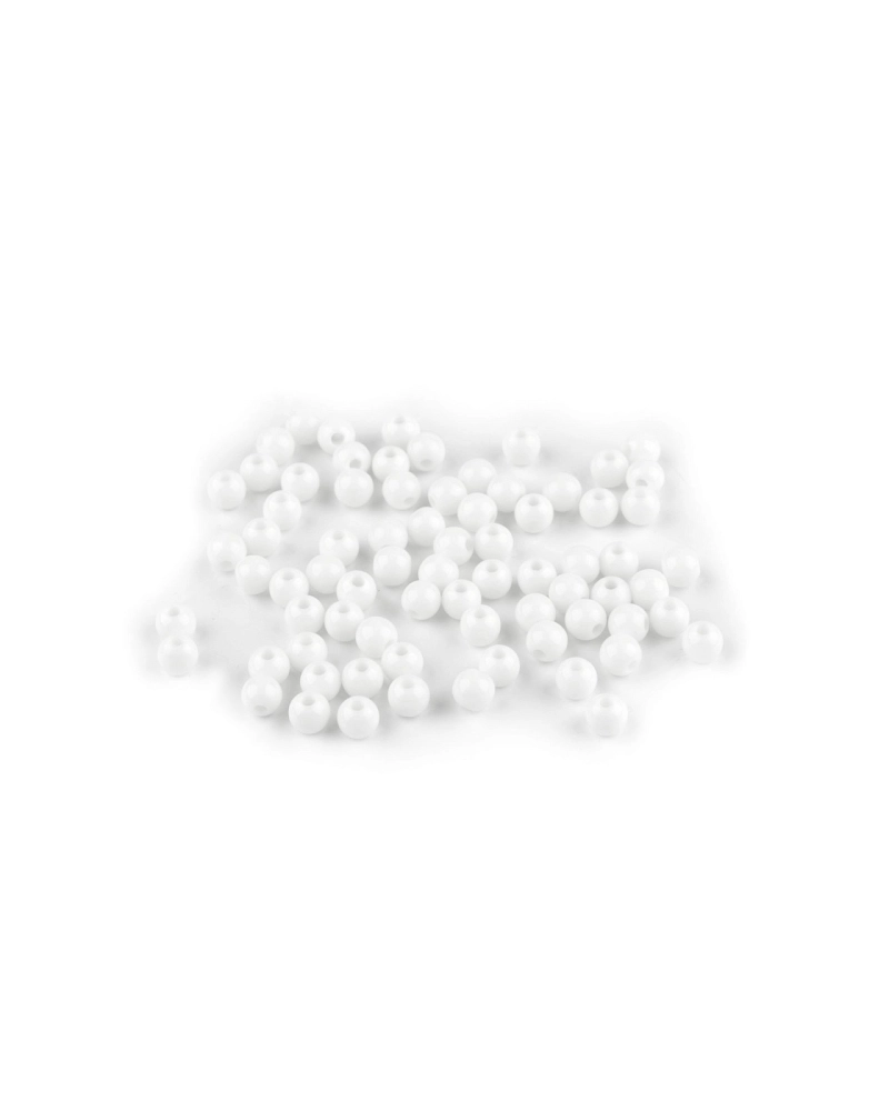 Plastové korálky Ø6 mm - 10 g | Mimib Plastové korálky Ø6 mm - 10 g | Mimib