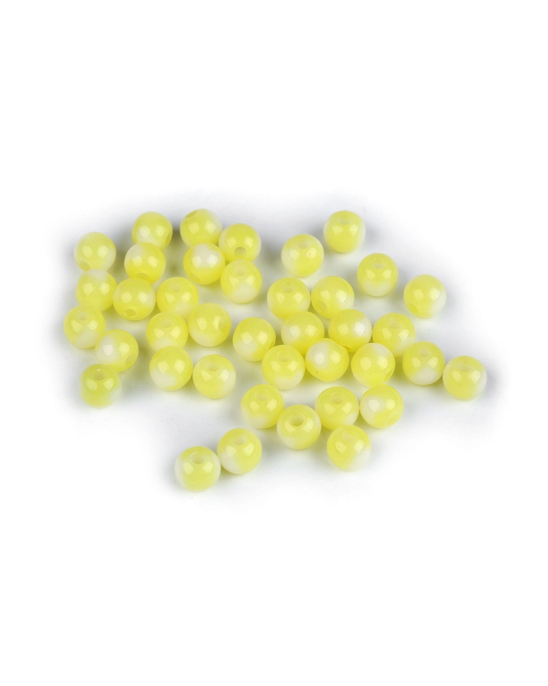 Plastové korálky Ø8 mm so srdiečkom - 10 g | Mimib Plastové korálky Ø8 mm so srdiečkom - 10 g | Mimib