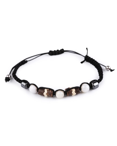 Náramok shamballa unisex - 1 ks | Mimib