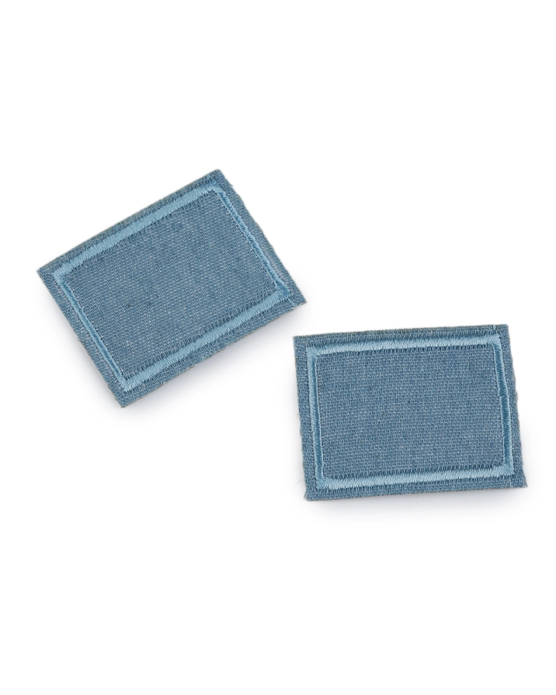 Nažehľovacie záplaty pre opravy dierok jeans 3x4 cm - 10 ks | Mimib Nažehľovacie záplaty pre opravy dierok jeans 3x4 cm - 10 ks | Mimib